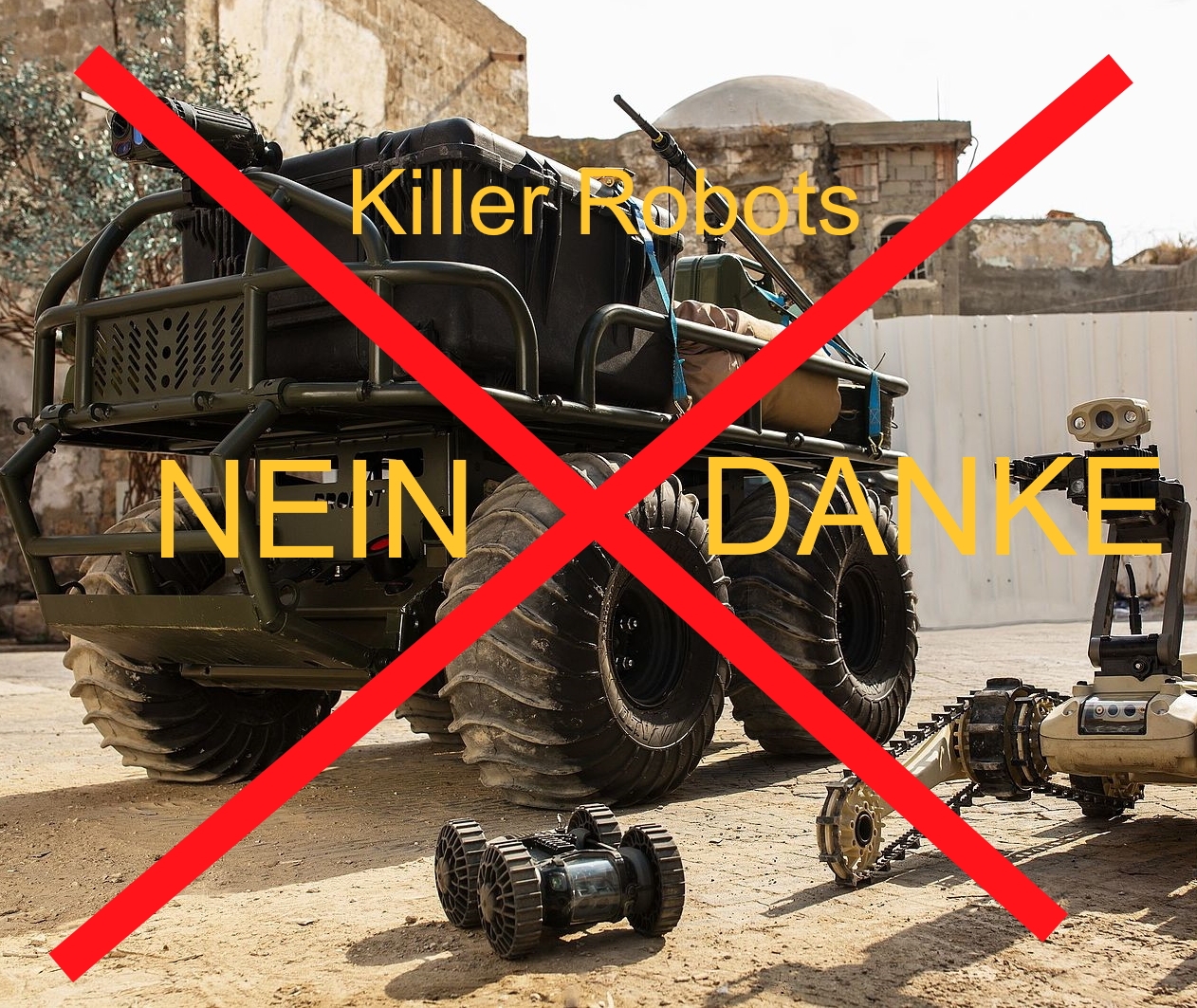 Autonome Militär Robots verbieten